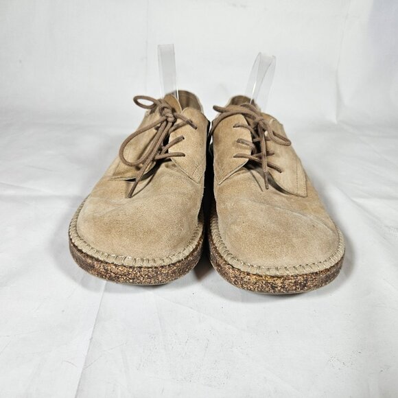 Birkenstock Gary Tan Lace Up Loafers Men\'s Size 9 Women\'s Size 11 Suede 42 270 main image 5